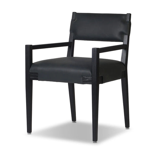 Tamari Brickhouse Black Dining Armchair | ready to ship!