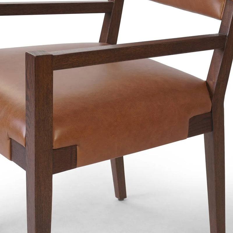 Tamari Sonoma Chestnut Dining Armchair | ready to ship!