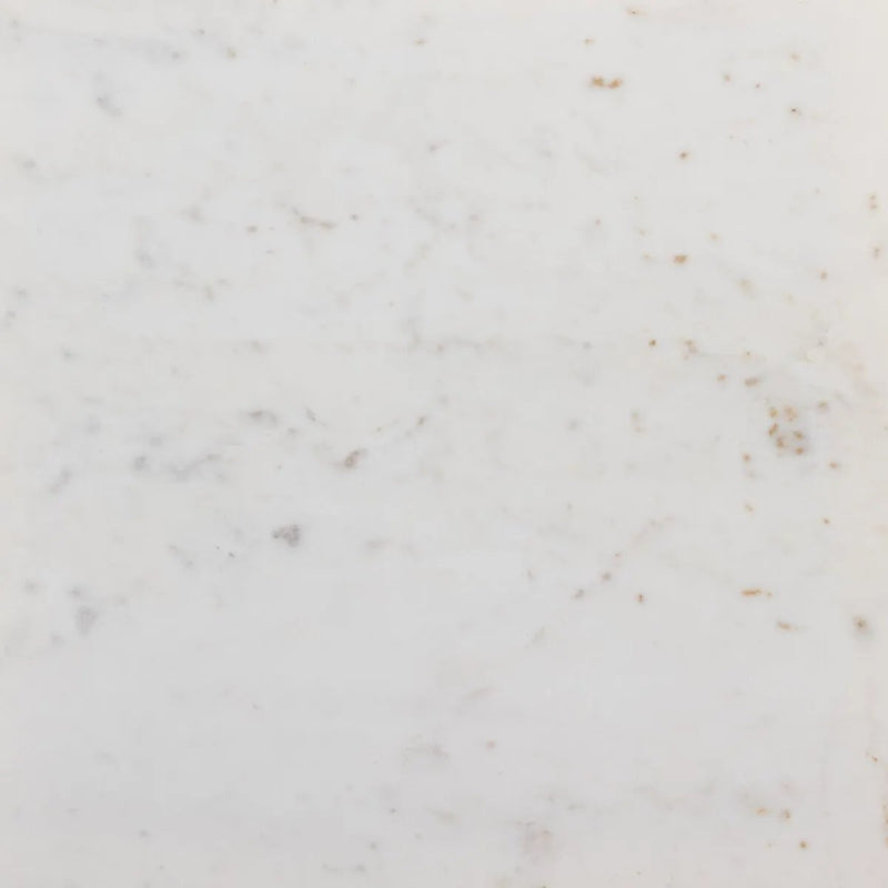 Terrell Polished White Marble End Table | ready to ship!