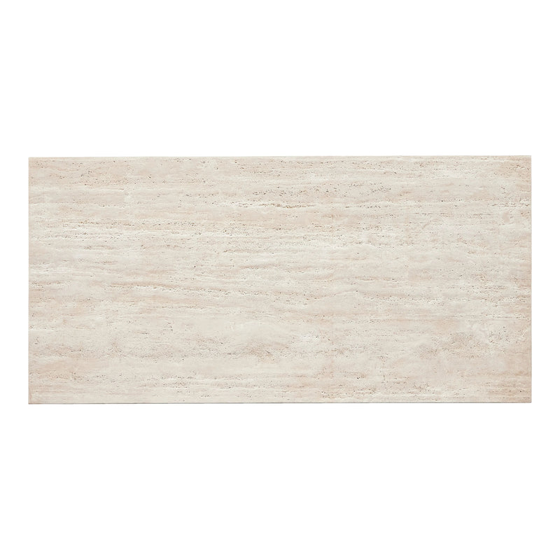 The Travertine Rectangular Coffee Table | ready to ship!