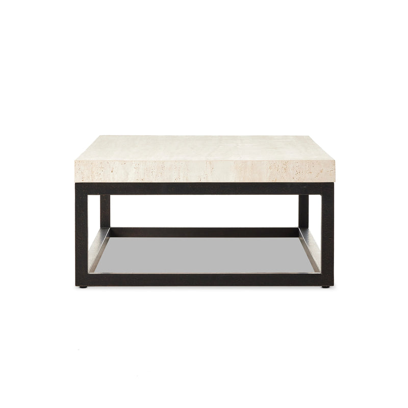 The Travertine Rectangular Coffee Table | ready to ship!