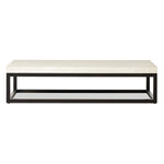 The Travertine Rectangular Coffee Table | ready to ship!
