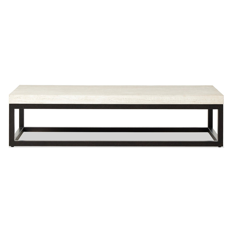 The Travertine Rectangular Coffee Table | ready to ship!