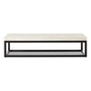 The Travertine Rectangular Coffee Table | ready to ship!