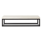 The Travertine Rectangular Coffee Table | ready to ship!