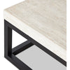 The Travertine Rectangular Coffee Table | ready to ship!