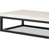 The Travertine Rectangular Coffee Table | ready to ship!