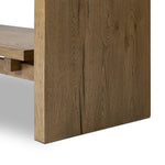 Theodore Rustic Amber Oak Veneer Bookcase | ready to ship!