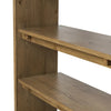 Theodore Rustic Amber Oak Veneer Bookcase | ready to ship!