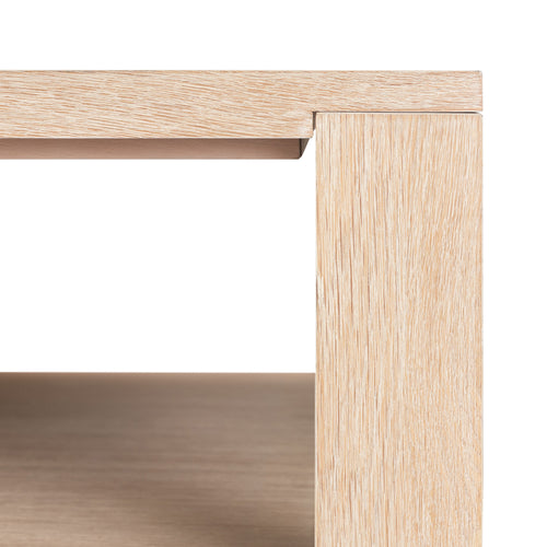 Thomas Bleached Oak Solid Coffee Table | ready to ship!