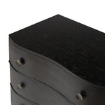 Tiago Distressed Black Nightstand | shipping 7/29/2025