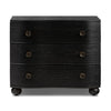 Tiago Distressed Black Nightstand | shipping 7/29/2025