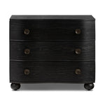 Tiago Distressed Black Nightstand | shipping 7/29/2025