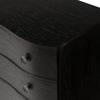 Tiago Distressed Black Nightstand | shipping 7/29/2025