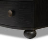 Tiago Distressed Black Nightstand | shipping 7/29/2025
