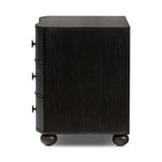 Tiago Distressed Black Nightstand | shipping 7/29/2025