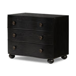 Tiago Distressed Black Nightstand | shipping 7/29/2025