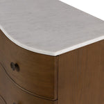 Tiago Toasted Oak Marble Chest | shipping 9/28/2025