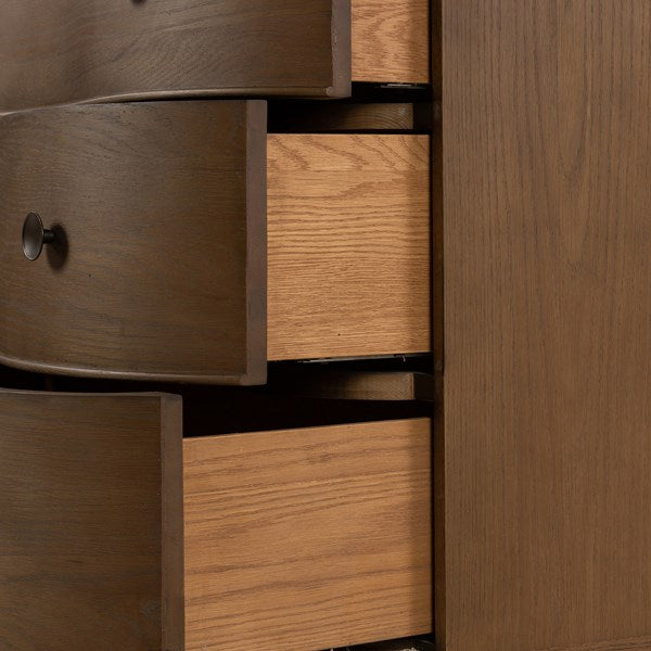 Tiago Toasted Oak Marble Chest | shipping 9/28/2025