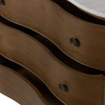 Tiago Toasted Oak Marble Chest | shipping 9/28/2025