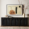 Tilda Black Wash Mango 6 Door Sideboard | shipping 6/3/2025