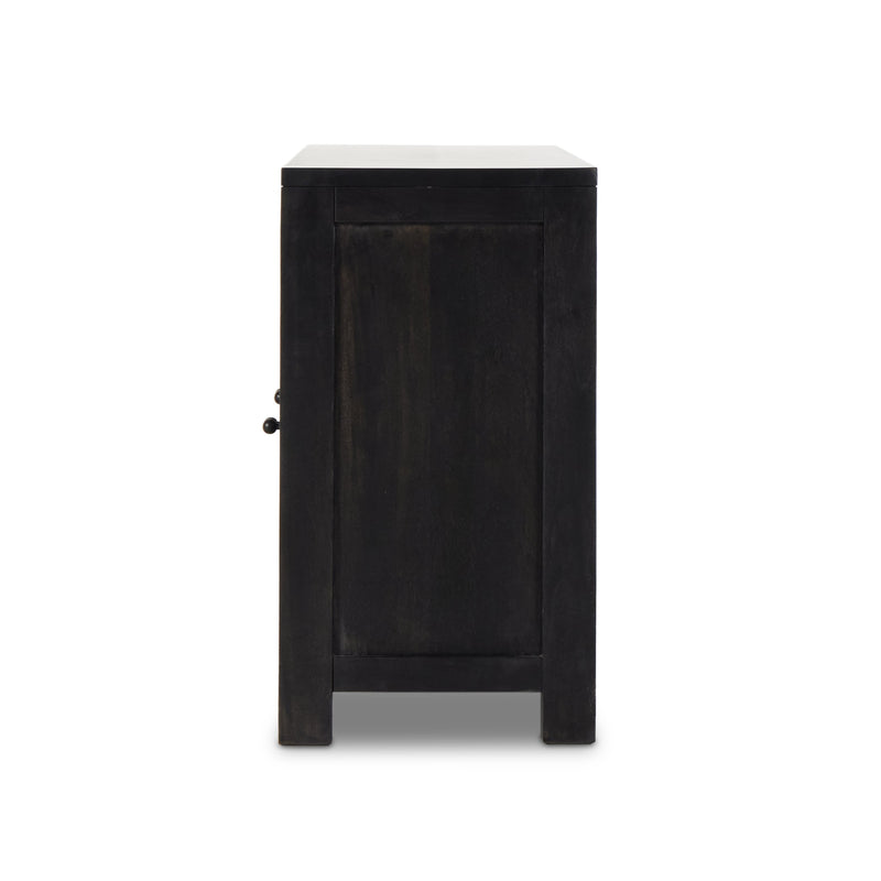 Tilda Black Wash Mango 6 Door Sideboard | shipping 6/3/2025