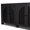 Tilda Black Wash Mango 6 Door Sideboard | shipping 6/3/2025