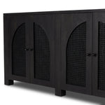 Tilda Black Wash Mango 6 Door Sideboard | shipping 6/3/2025