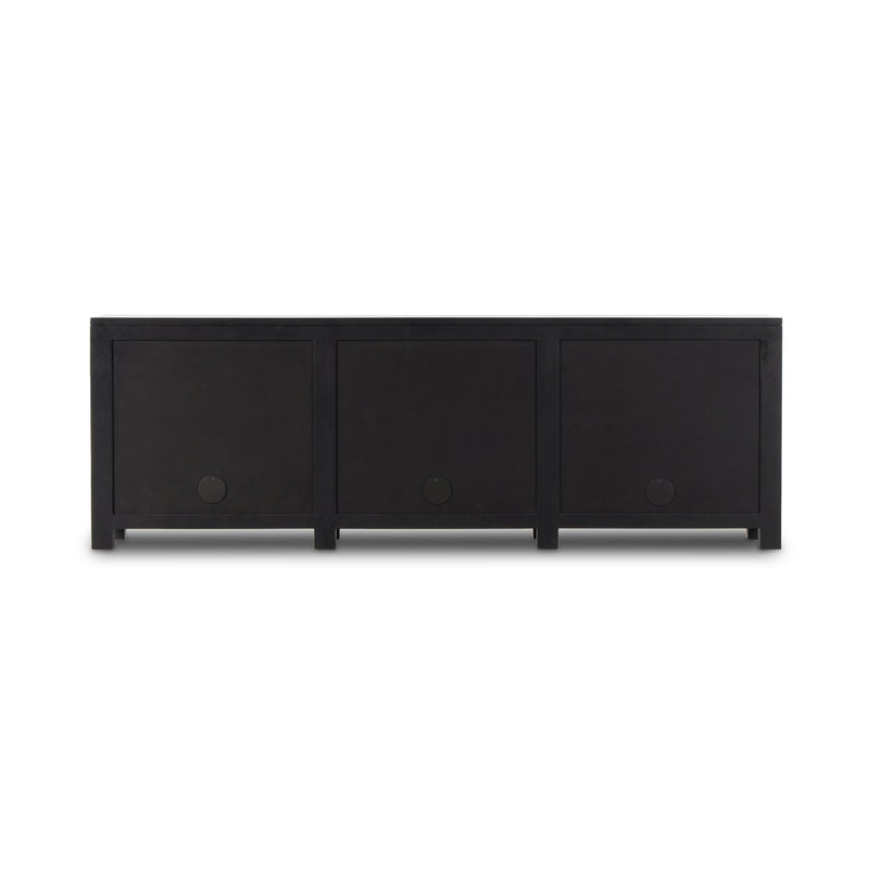 Tilda Black Wash Mango 6 Door Sideboard | shipping 6/3/2025