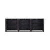 Tilda Black Wash Mango 6 Door Sideboard | shipping 6/3/2025