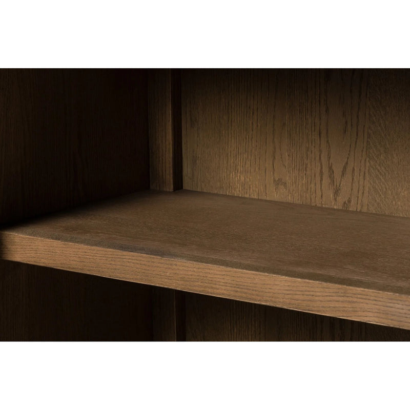 Tolle Drifted Matte Black Panel Door Cabinet | ready to ship!