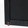 Tolle Drifted Matte Black Panel Door Cabinet | ready to ship!