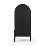 Tolle Drifted Matte Black Panel Door Cabinet | ready to ship!