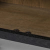 Tolle Drifted Matte Black Panel Door Cabinet | ready to ship!