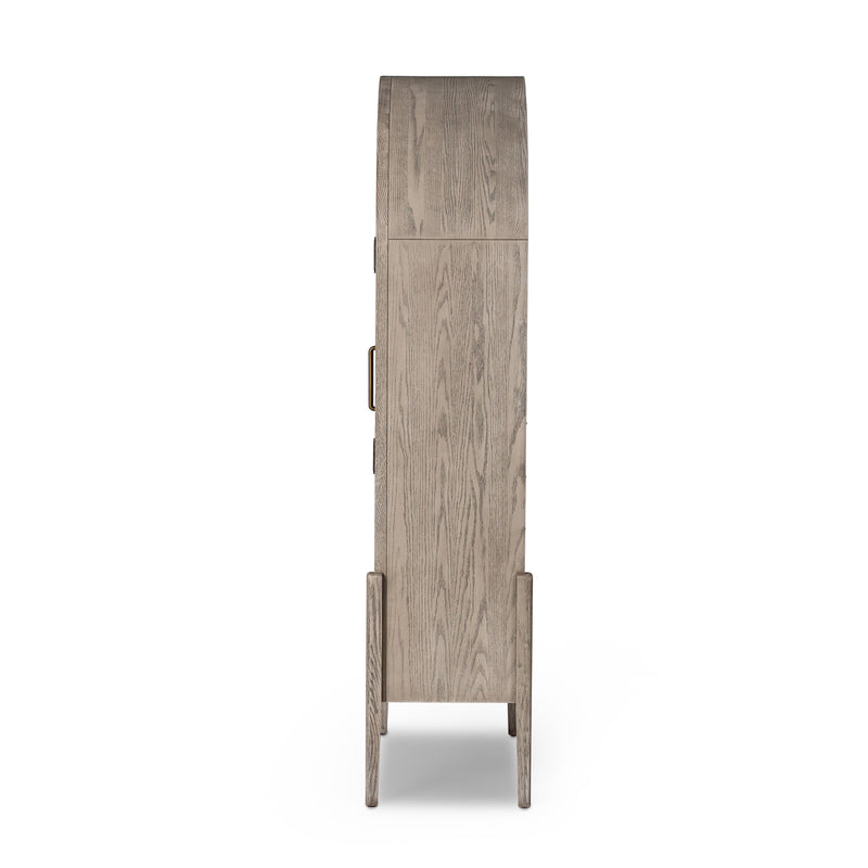 Tolle Rustic White Solid Cabinet | ready to ship!