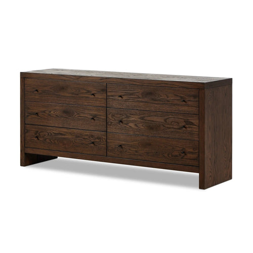 Torrington Umber Oak 6 Drawer Dresser | ready to ship!