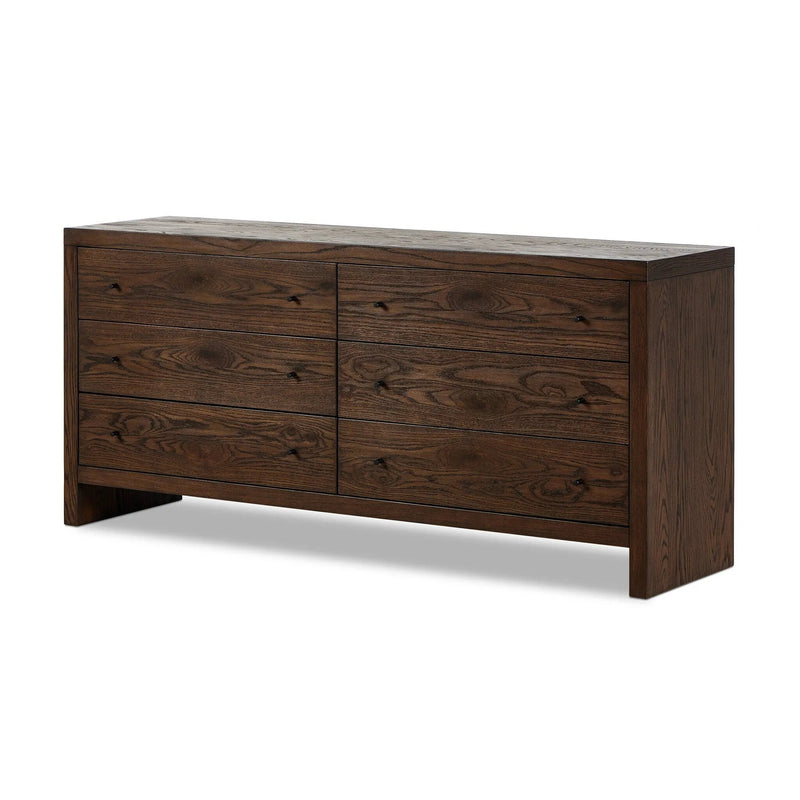 Torrington Umber Oak 6 Drawer Dresser | ready to ship!