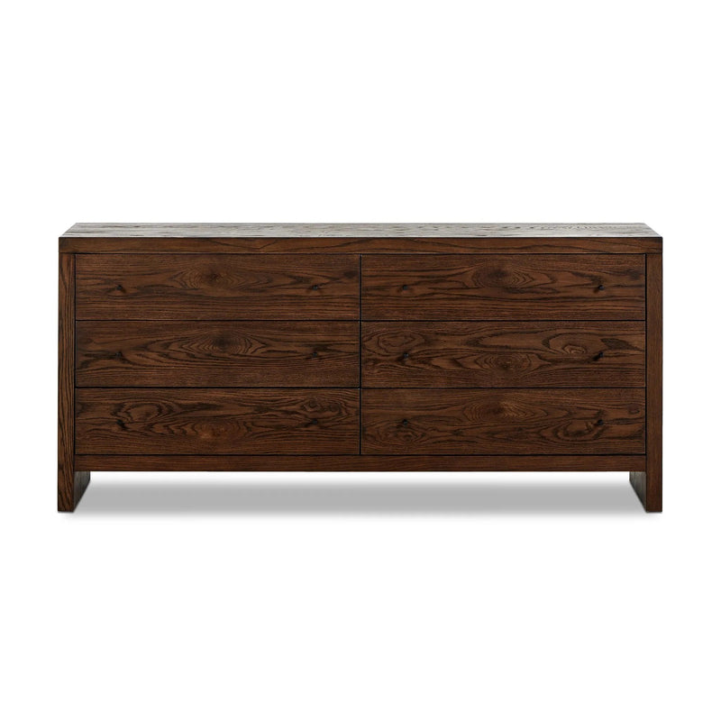 Torrington Umber Oak 6 Drawer Dresser | ready to ship!