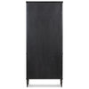 Toulouse Distressed Black Oak Cabinet | shipping 8/13/2025