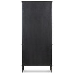 Toulouse Distressed Black Oak Cabinet | shipping 8/13/2025