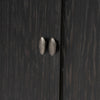 Toulouse Distressed Black Oak Cabinet | shipping 8/13/2025