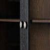 Toulouse Distressed Black Oak Cabinet | shipping 8/13/2025