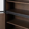 Toulouse Distressed Black Oak Cabinet | shipping 8/13/2025