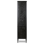 Toulouse Distressed Black Oak Cabinet | shipping 8/13/2025