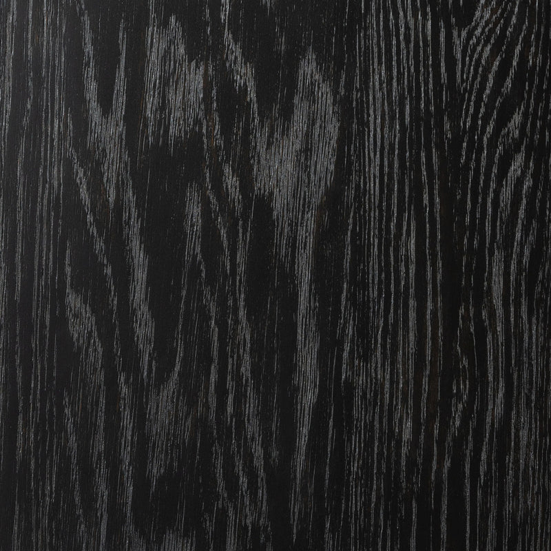 Toulouse Distressed Black Oak Cabinet | shipping 8/13/2025