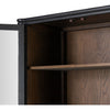 Toulouse Distressed Black Oak Cabinet | shipping 8/13/2025