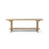 Trinity Distressed Light Oak Console Table | ready to ship!