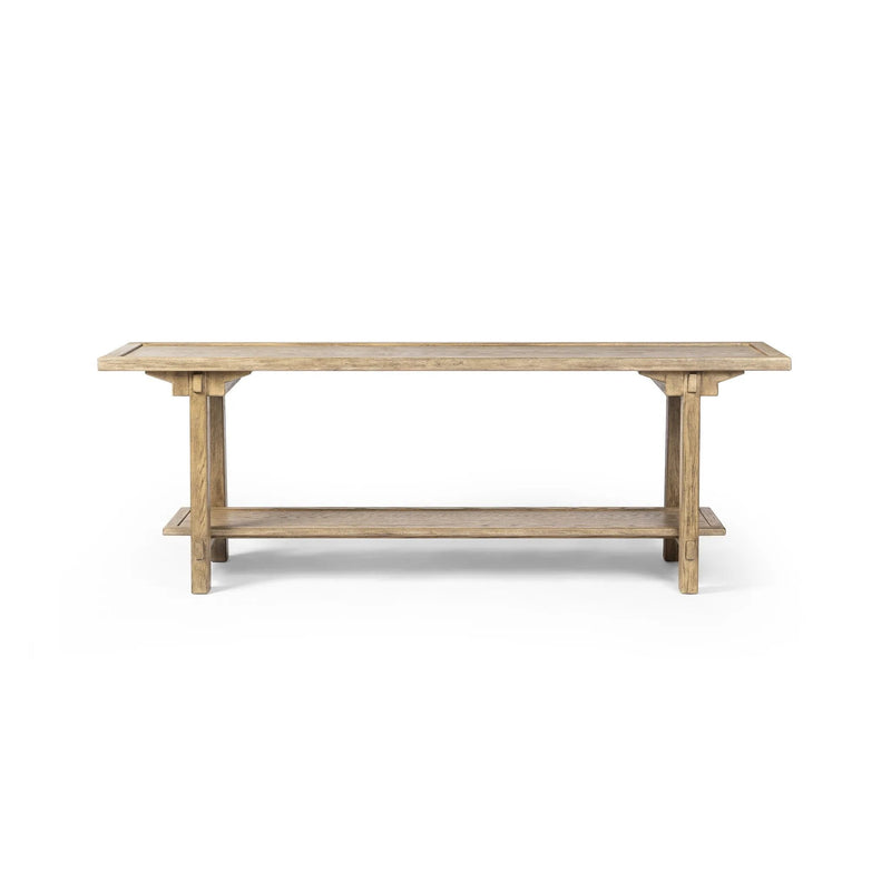 Trinity Distressed Light Oak Console Table | ready to ship!