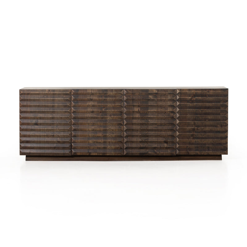 Tussac Matte Brown Neem Media Console | ready to ship!