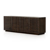 Tussac Matte Brown Neem Media Console | ready to ship!